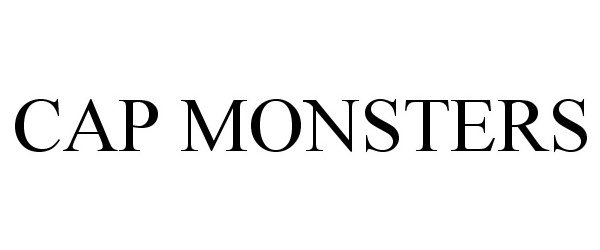Trademark Logo CAP MONSTERS
