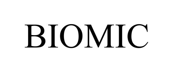 Trademark Logo BIOMIC