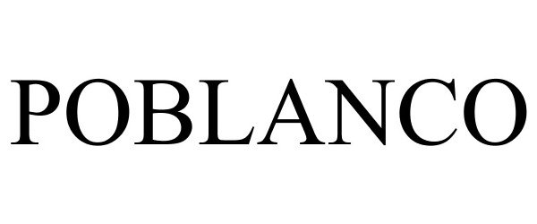 Trademark Logo POBLANCO