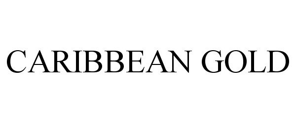 Trademark Logo CARIBBEAN GOLD