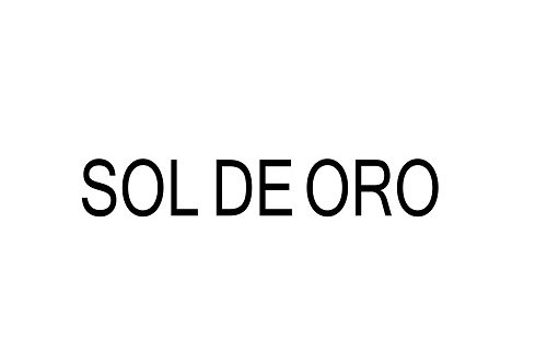 Trademark Logo SOL DE ORO