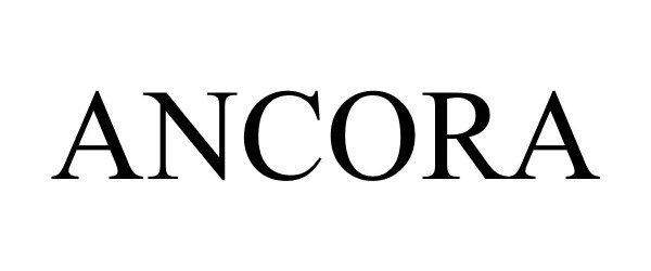 Trademark Logo ANCORA