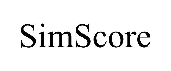 Trademark Logo SIMSCORE