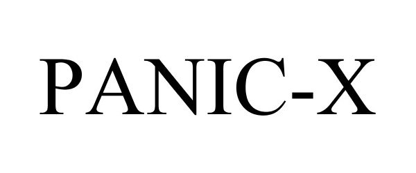 Trademark Logo PANIC-X