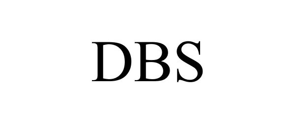 Trademark Logo DBS