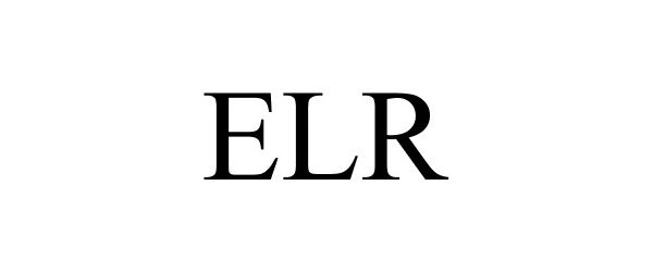 Trademark Logo ELR