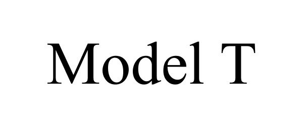 Trademark Logo MODEL T