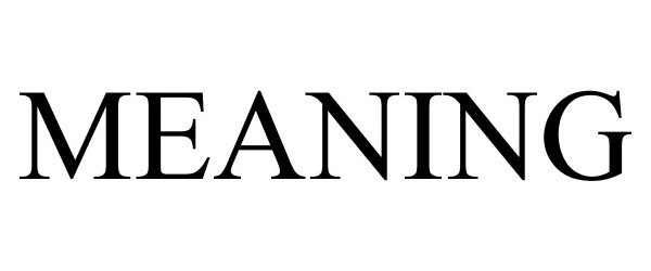 Trademark Logo MEANING