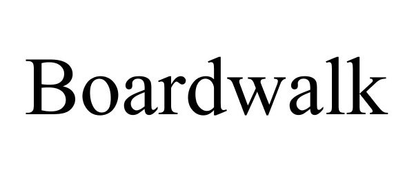 Trademark Logo BOARDWALK