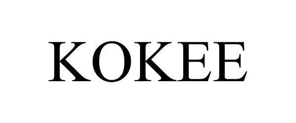 Trademark Logo KOKEE