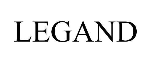 Trademark Logo LEGAND