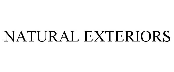 Trademark Logo NATURAL EXTERIORS