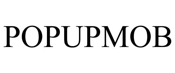 Trademark Logo POPUPMOB