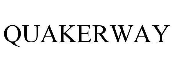 Trademark Logo QUAKERWAY