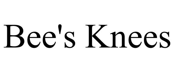 Trademark Logo BEE'S KNEES