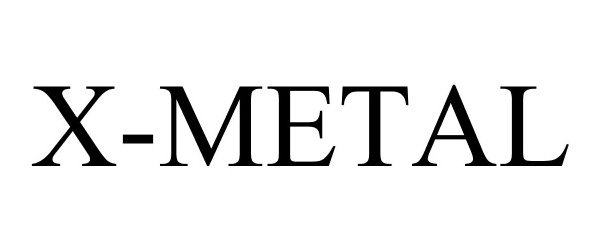 Trademark Logo X-METAL