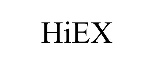 Trademark Logo HIEX