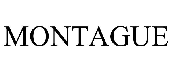 Trademark Logo MONTAGUE