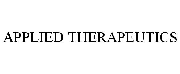 APPLIED THERAPEUTICS