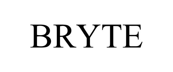 Trademark Logo BRYTE