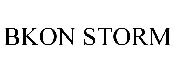 Trademark Logo BKON STORM