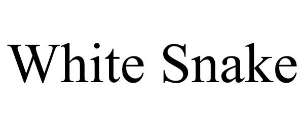 Trademark Logo WHITE SNAKE