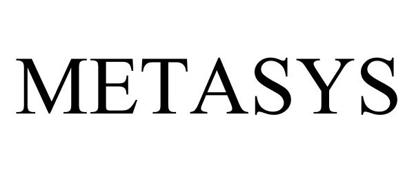 Trademark Logo METASYS