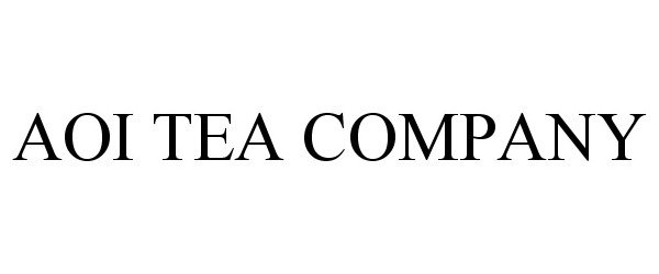 Trademark Logo AOI TEA COMPANY
