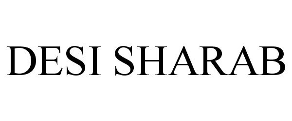 Trademark Logo DESI SHARAB