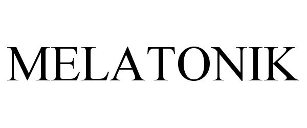 Trademark Logo MELATONIK