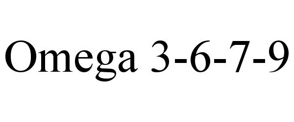 Trademark Logo OMEGA 3-6-7-9