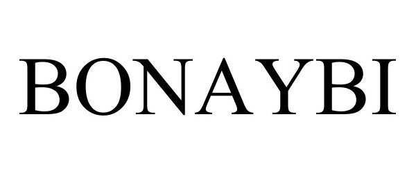 Trademark Logo BONAYBI