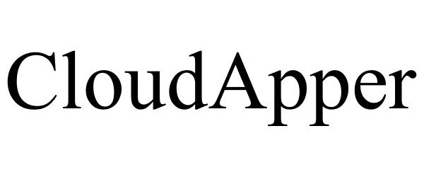 Trademark Logo CLOUDAPPER