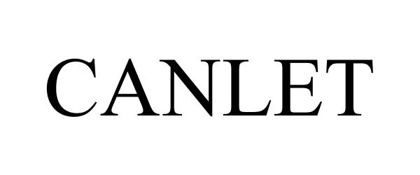 Trademark Logo CANLET