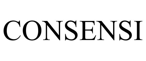 Trademark Logo CONSENSI
