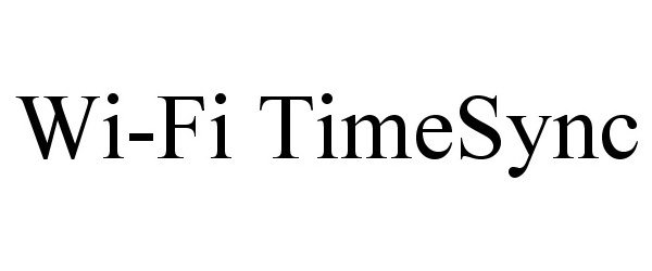Trademark Logo WI-FI TIMESYNC