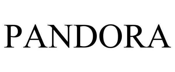 Trademark Logo PANDORA