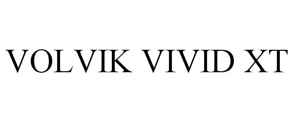Trademark Logo VOLVIK VIVID XT