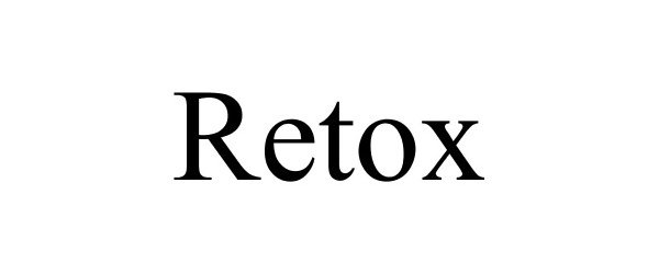 Trademark Logo RETOX