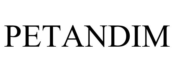 Trademark Logo PETANDIM
