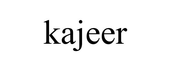 Trademark Logo KAJEER