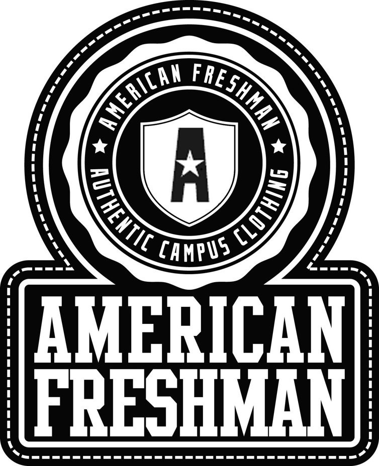 Trademark Logo A AMERICAN FRESHMAN AUTHENTIC CAMPUS CLOTHING AMERICAN FRESHMAN