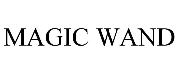 Trademark Logo MAGIC WAND
