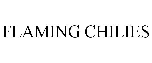 Trademark Logo FLAMING CHILIES