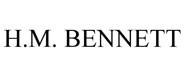 Trademark Logo H.M. BENNETT