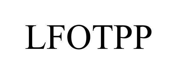 Trademark Logo LFOTPP