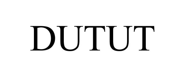 Trademark Logo DUTUT