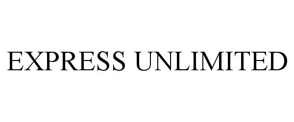 Trademark Logo EXPRESS UNLIMITED