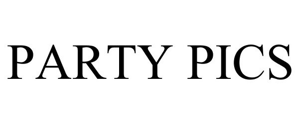 Trademark Logo PARTY PICS
