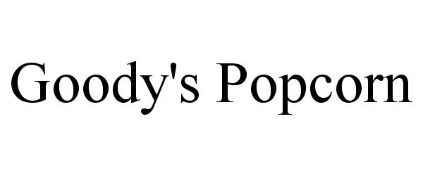  GOODY'S POPCORN